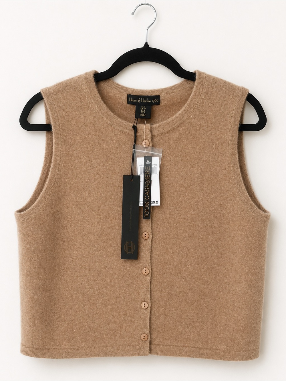 House of Harlow 1960 100% Cashmere Sweater Vest | New With Tags